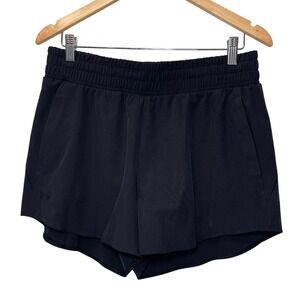 Under Armour Womens Black Flex Woven 3in Inseam Athletic Shorts Large NWT NEW